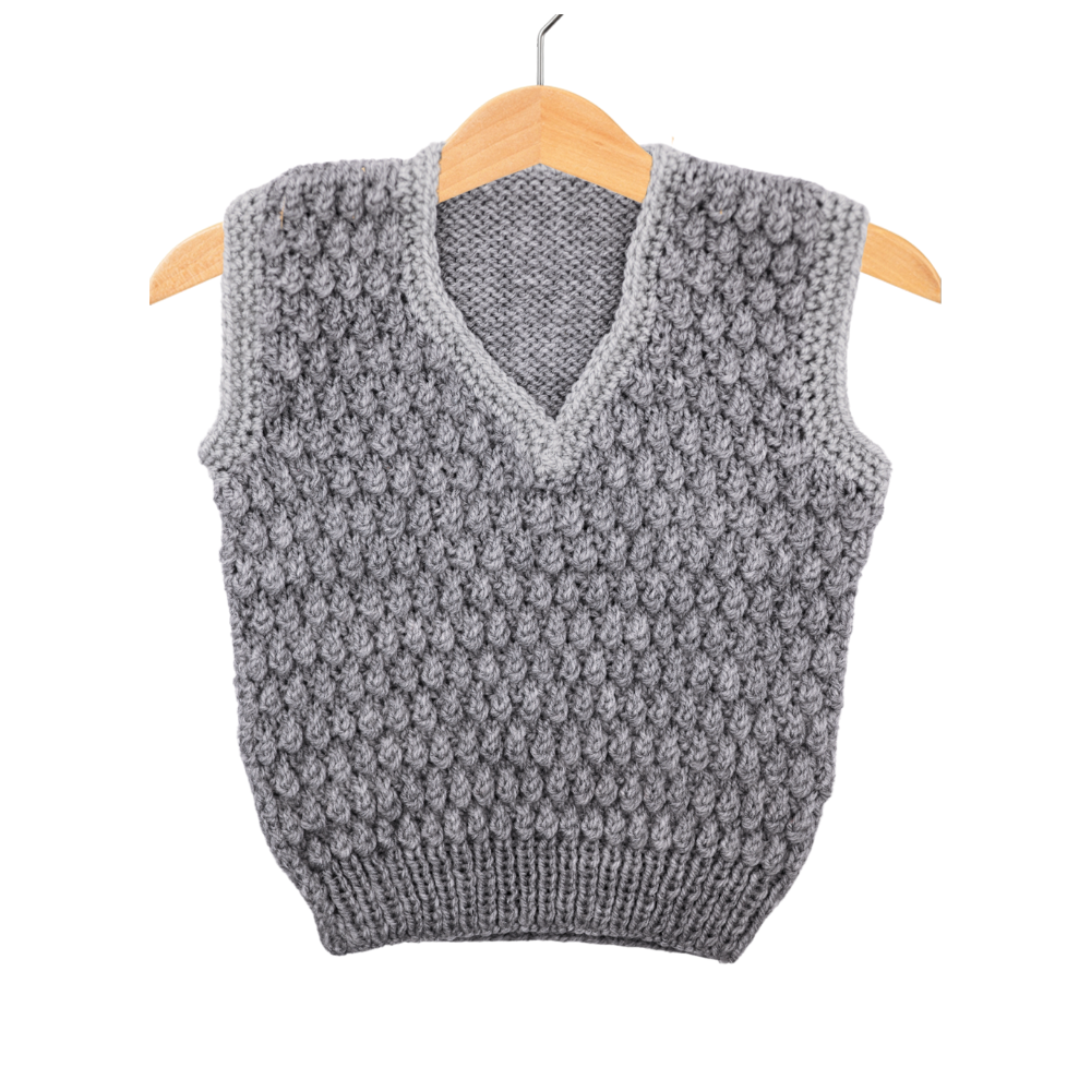 Grey Baby Vest