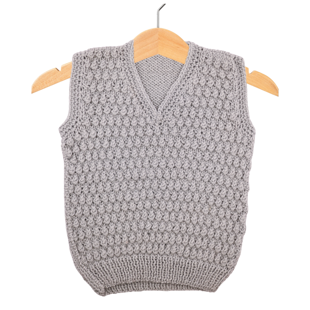 Purple Vest With Pattern – magaliname